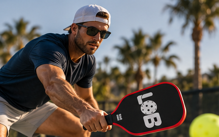 Player hitting with the Stealth Black / Red T700
