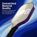LOB T700 Beige with Purple Raw Carbon Fiber Pickleball Paddle