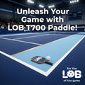 LOB T700 Blue with Orange Raw Carbon Fiber Pickleball Paddle
