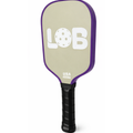 LOB T700 Beige with Purple Raw Carbon Fiber Pickleball Paddle