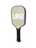 LOB T700 Beige with Purple Raw Carbon Fiber Pickleball Paddle