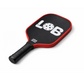 LOB T700 Black with Red Raw Carbon Fiber Pickleball Paddle