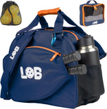 Pickleball Bags for Women Men Tote Carry Bag with Bottle Holders, Fits 2 Paddles, 3Pc Accessories (Pouch, Mesh Ball Bag, Fence Hook), Durable Lightweight