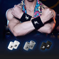 Fashion Working Out Wristbands Wrist Sweatbands Sweat Bands Soft Cotton Stretchy Wrist Bands Terrys Cloth for Gym Sports G99D